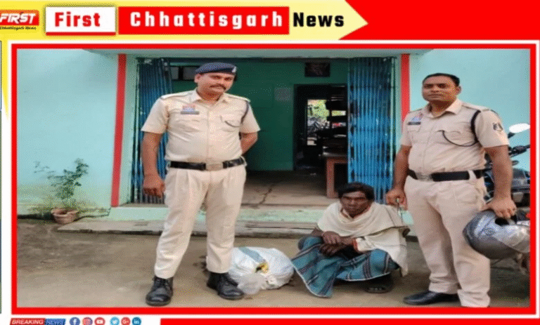 कनकबीरा पुलिस की बड़ी कार्रवाई, जंगल से 55 लीटर अवैध कच्ची शराब के साथ आरोपी गिरफ्तार