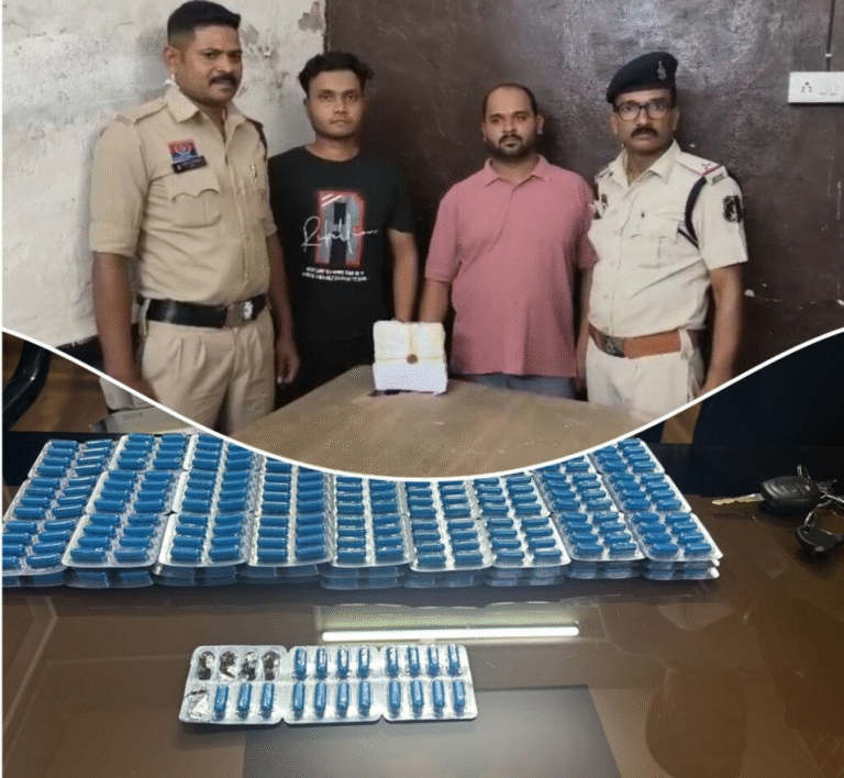 अवैध मादक पदार्थ तस्करों पर कोनी पुलिस की बड़ी कार्रवाई….. प्रतिबंधित कैप्सूल, स्विफ़्ट कार जब्त,