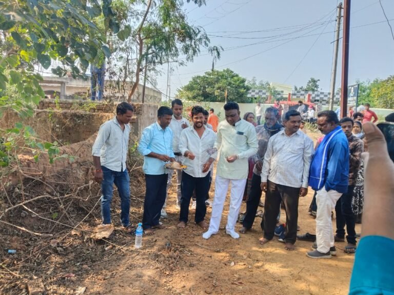 बेंदरकोना में दो सीसी सड़कों का भूमि पूजन, विधायक फूल सिंह राठिया ने किया भूमिपूजन