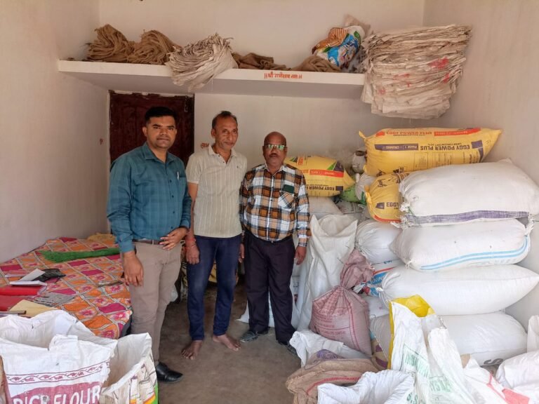 कटघोरा क्षेत्र में संयुक्त दल की कार्रवाई, 90 क्विंटल अवैध धान जप्त