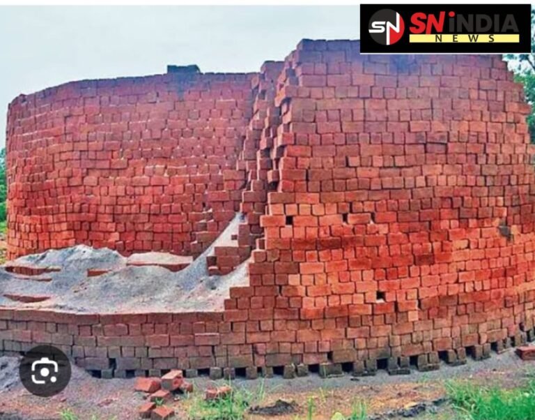 अवैध लाल ईट भट्टो पर प्रशासन की चुप्पी पर्यावरण व किसानों पर संकट