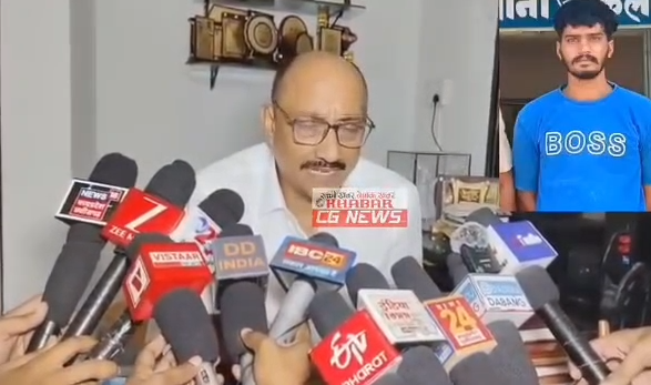 JanjgirChampa Big Breaking : अकलतरा पुलिस ने ISI से जुड़े युवक को गिरफ्तार किया, पाकिस्तान और सऊदी अरब से जुड़े तार… SP विजय पांडेय ने डिटेल में बताया, सुनिए क्या कहा… Video