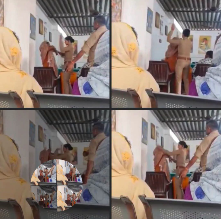 बनारस में थाने पर परेशानी लेकर गई महिला की पिट।ई… सोशल मीडिया पर एक वीडियो ने बनारस के लोगो को काफी विचलित कर दिया है… तस्वीर बनारस के चौबेपुर थाने की है, जहां एक महिला फरियादी को महिला दरोगा के द्वारा पिट।ई किया गया…