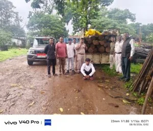 कोरबा रात्रि गश्ती में सागौन की अवैध लकड़ी से लदा बोलेरो पिकअप जब्त, वन विभाग की बड़ी कार्रवाई