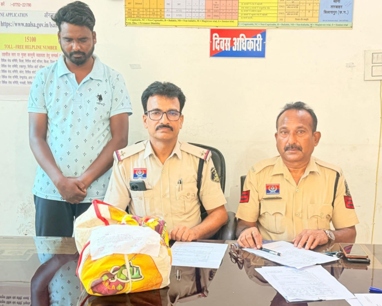 कंस्ट्रक्शन कॉलोनी में नशीली कफ सिरप की बिक्री का खेल! 38 बोतल के साथ आरोपी गिरफ्तार