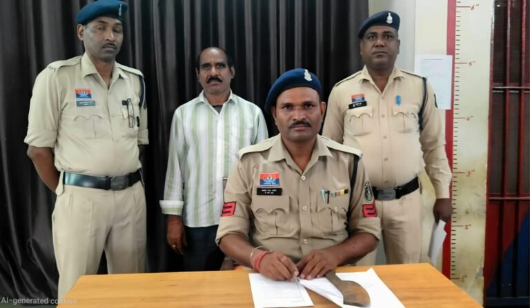 * धारदार हथियार लेकर आने जाने वालो को डराने वाला आरोपी चढ़ा कोतवाली पुलिस के हत्थे