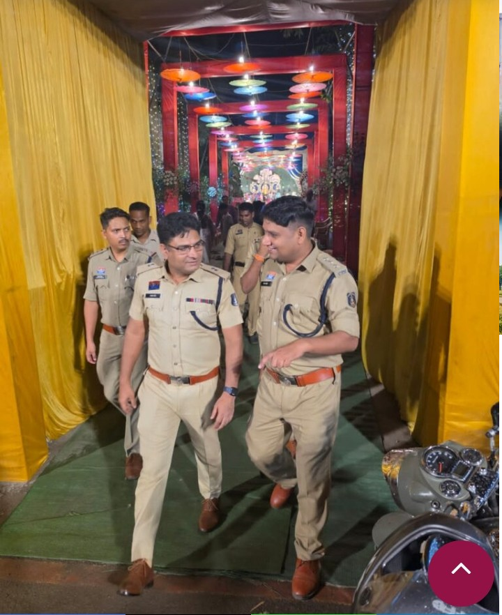 गणेश उत्सव में सुरक्षा व्यवस्था चाक-चौबंद, शहर से गांव तक पुलिस की सघन पेट्रोलिंग और चेकिंग