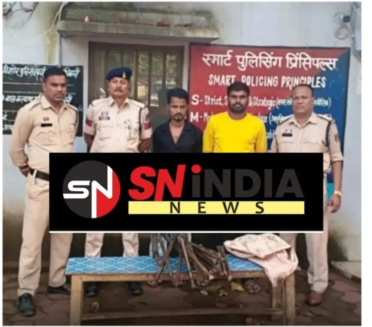 जियो टावर से कॉपर केबल चोरी का चंद घंटों में खुलासा, चोर के साथ कबाड़ी संचालक भी गिरफ्तार