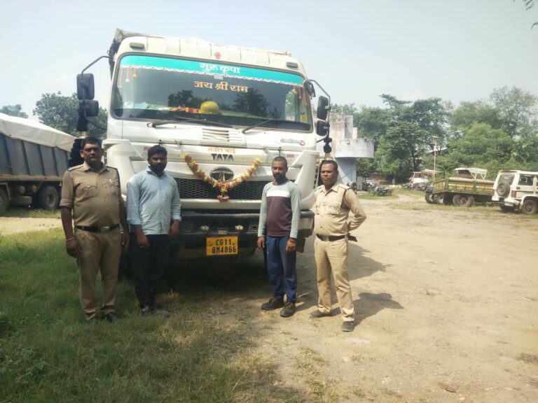 कोरबा में खनिज विभाग का बड़ा एक्शन, 21 वाहन जब्त